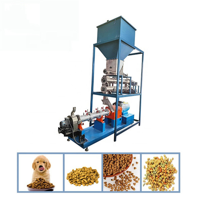 2ton / H 115KW Pedigree Dog Food Lini Produksi Pakan Hewan Peliharaan 20 × 1.2 × 2.2mm