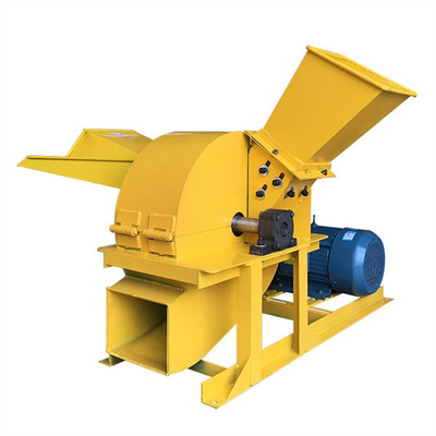 Portable Sawdust Hammer Mill Penghancur Kayu Biomassa Chipper 220V