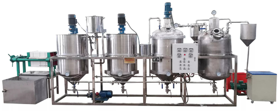 2500KG/D Mesin Press Minyak Otomatis Kapasitas Tinggi Mesin Penyulingan Minyak Goreng