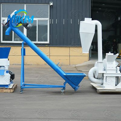 Lini produksi pelet bahan bakar biomassa