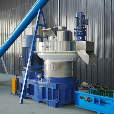 Mesin Pelet Serbuk Gergaji Kayu Biomassa Profesional 60HRC