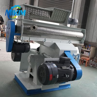80C 70C Mesin Pengolah Pakan Ikan Lini Produksi Pelet Pakan Ternak 125mm Dia