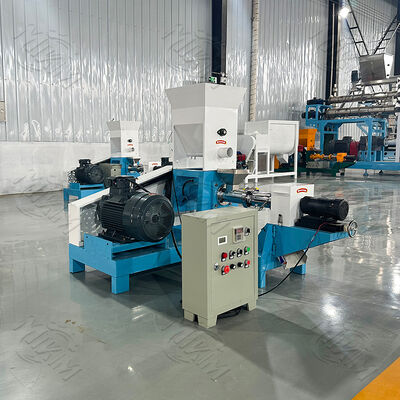 Mesin Ekstruder Makanan Anjing Buatan Sendiri Lini Pemrosesan Pembuatan Mesin Ekstruder Pelet Pakan Ikan Apung Kecil Mesin Ekstruder Makanan Hewan Peliharaan Bekas untuk Dijual