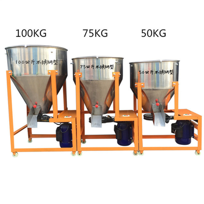 1.5*0.65*0.82m Pakan Ternak Penggiling Drum Mixer Untuk Pakan Unggas 4kw