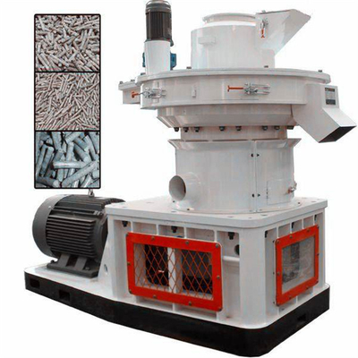 1000kg / H Serbuk Gergaji Walnut Shell Pellet Mill Mesin 25mm Mesin Diesel