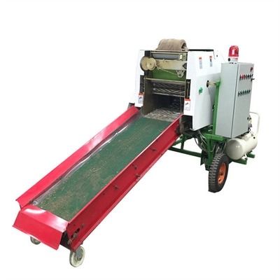 2.1*2.88*2.8m Hay Bundling Machine 5.5kw Square Bale Wrappers Tahan Lama