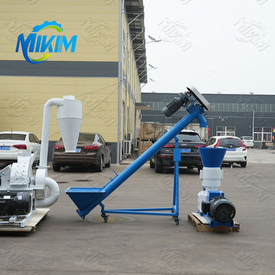 Lini produksi pelet bahan bakar biomassa