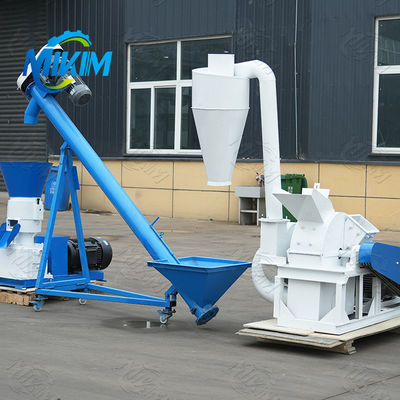 Lini produksi pelet bahan bakar biomassa