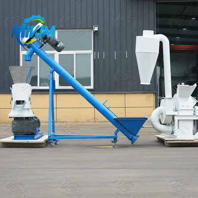 Lini produksi pelet bahan bakar serbuk gergaji