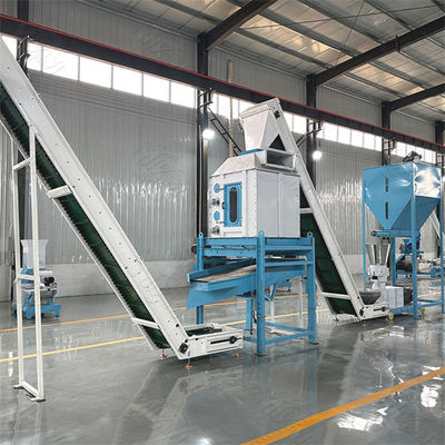 Lini Produksi Pelet Pakan Ayam Sapi Domba Unggas Efisiensi Tinggi Sepuluh Ton Per Jam