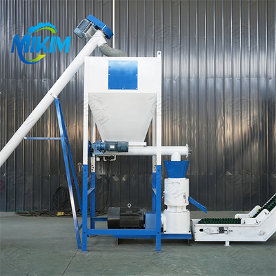 Peternakan, peternakan pembiakan, unggas rumah tangga, sapi, domba dan kuda lini produksi pelet pakan