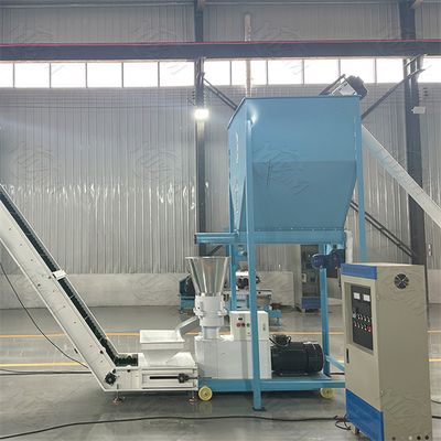 Cocok untuk peternakan skala besar, lini produksi pelet pakan, mudah dioperasikan, lini produksi pakan ternak sapi dan domba