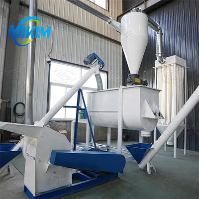 Lini produksi pelet pakan unggas yang cerdas, otomatis, hemat energi, dan ramah lingkungan