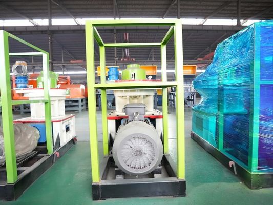 Lini produksi pelet bahan bakar biomassa