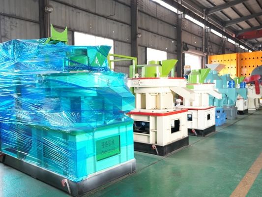Mesin Pelletizer Pakan Ternak Biomassa 2-12mm Mesin Granulator Kayu