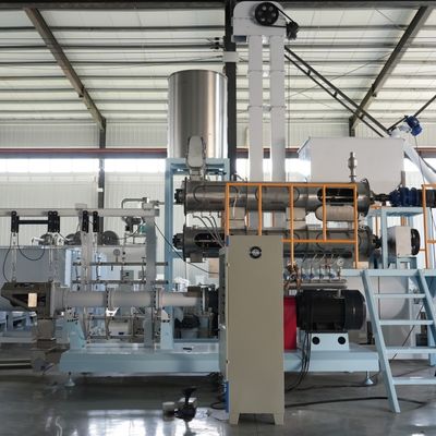 Twin Screw Food Full Automatic Shrimp Fish Feed Pellet Processing Machine Mesin Pengolahan Makanan Perikanan Extruder Mesin Makanan Ikan Terapung