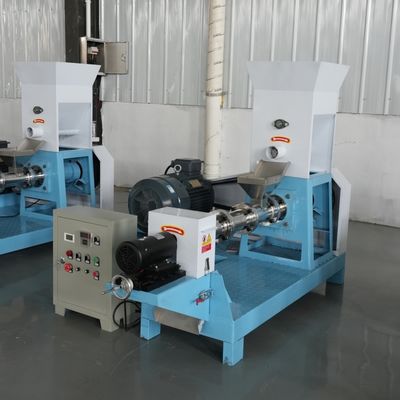 Mesin Ekstrusi Pelet Pakan Ikan Terapung Tipe Kering 120-150kg / Jam