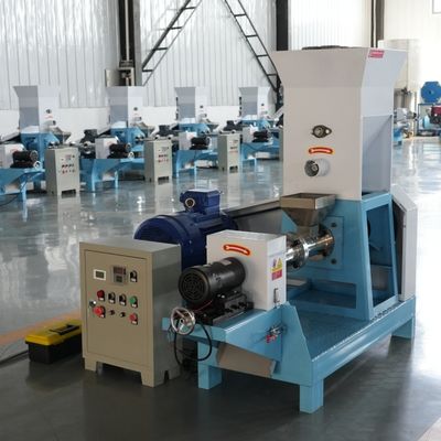 Mesin Ekstrusi Pelet Pakan Ikan Terapung Tipe Kering 120-150kg / Jam