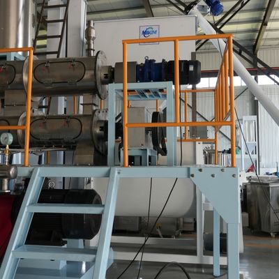 Twin Screw Food Full Automatic Shrimp Fish Feed Pellet Processing Machine Mesin Pengolahan Makanan Perikanan Extruder Mesin Makanan Ikan Terapung
