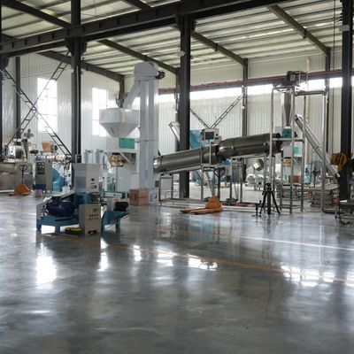 Twin Screw Food Full Automatic Shrimp Fish Feed Pellet Processing Machine Mesin Pengolahan Makanan Perikanan Extruder Mesin Makanan Ikan Terapung