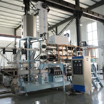Twin Screw Food Full Automatic Shrimp Fish Feed Pellet Processing Machine Mesin Pengolahan Makanan Perikanan Extruder Mesin Makanan Ikan Terapung