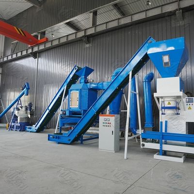 Mesin Pelet Biomassa Didorong PTO Dari Limbah Kayu Dan Bubuk Batubara