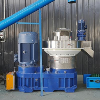 Peralatan Lini Produksi Pellet Otomatis Jerami Biomassa Efisiensi Tinggi