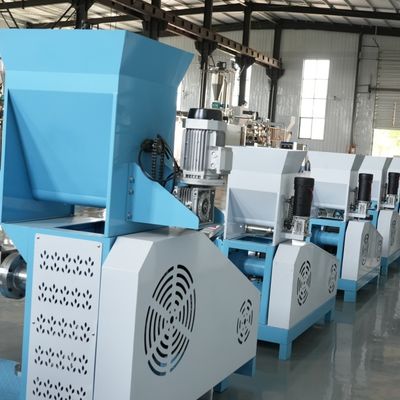 5.5kw Floating Fish Feed Pellet Mill Single Screw Pet Food Extruder Machine Antirust