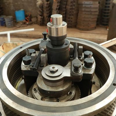 Pakan Pabrik Pelet Kayu Kecil Penggunaan Rumah 600kg / H 400kg / H Ramah Lingkungan