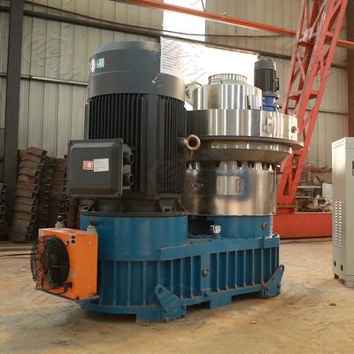 Limbah Kopi PTO Didorong Pabrik Pelet Kayu 20mm Dengan Rol