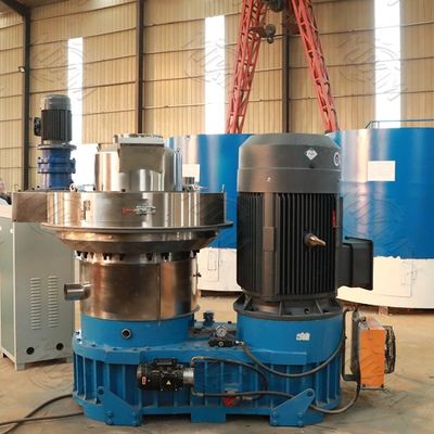 Mesin Pelet Kayu Biomassa Kopi Lapisan Ganda 0.6mm 1500kgs / H