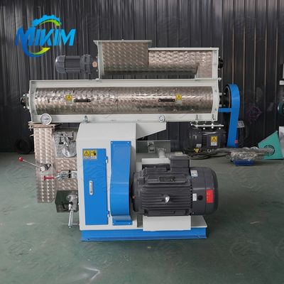80C 70C Mesin Pengolah Pakan Ikan Lini Produksi Pelet Pakan Ternak 125mm Dia