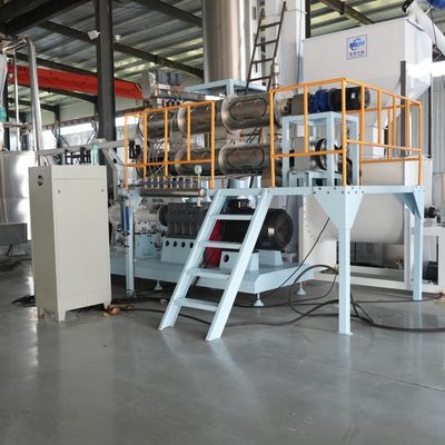 76.5ft 62KW Lini Produksi Makanan Anjing Extruder Twin Screw