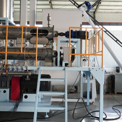 Extruder Pelet Pakan Ikan Terapung 120 - 1200kg / H Pemanas Listrik