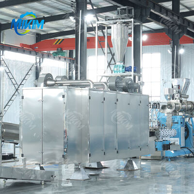 1-2T/H Kapasitas Besar Mengambang/Menenggelam Jenis basah sekrup tunggal ekstruder pelet pakan ikan Jalur produksi Karp Udang Makanan Hewan Motor PLC Pump Gear