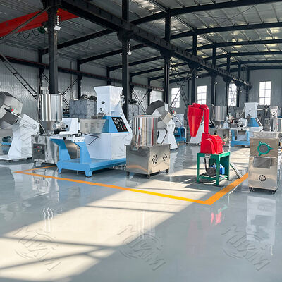 Full Plant Cat and Dog Food Pellet Making Machine for Fish with PLC Core Components Dog Food Production Extruder Line