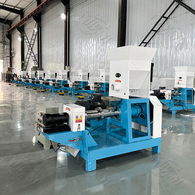 Mesin Ekstruder Makanan Anjing Buatan Sendiri Lini Pemrosesan Pembuatan Mesin Ekstruder Pelet Pakan Ikan Apung Kecil Mesin Ekstruder Makanan Hewan Peliharaan Bekas untuk Dijual