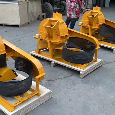 Mesin Penghancur Kayu Serbuk Gergaji Diesel Industri Desain Terbaru Kualitas Unggul