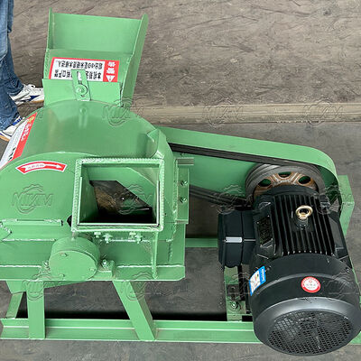 Pabrik Jual Langsung Sawdust Kecil Wood Crusher Budidaya Jamur Kelapa Husk Potongan Kayu Mesin Penghancur Kayu