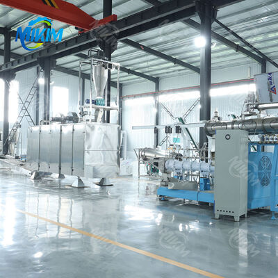 1-2T/H Kapasitas Besar Mengambang/Menenggelam Jenis basah sekrup tunggal ekstruder pelet pakan ikan Jalur produksi Karp Udang Makanan Hewan Motor PLC Pump Gear