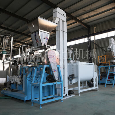 20 Tahun Pengalaman Twin Screw Sinking Fish Feed Extruder Automatic Pet Food Production Line Mesin pembuatan makanan anjing dengan sertifikasi CE
