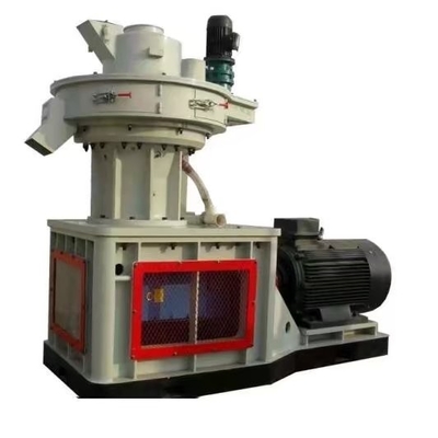 Mesin Pembuat Pelet Alfalfa Stainless Steel 55KW Ring Die Vertical Feeding