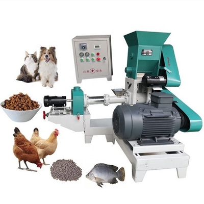 Pabrik Mesin Pelet Pakan Ikan Skala Besar 3 Sampai 12mm 0.4kw Feeding Power