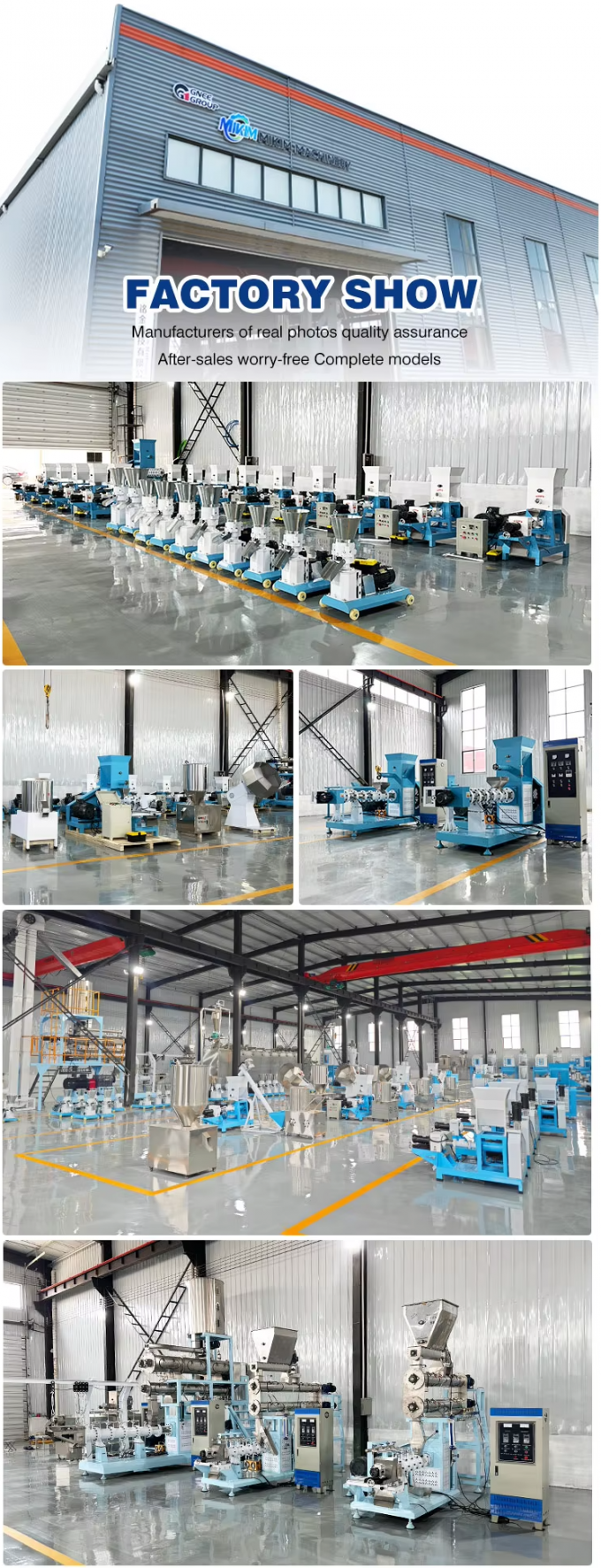 40–250 kg/h Dry-Type Single-Screw Floating Fish Feed Pellet Machine  for Fish Farm